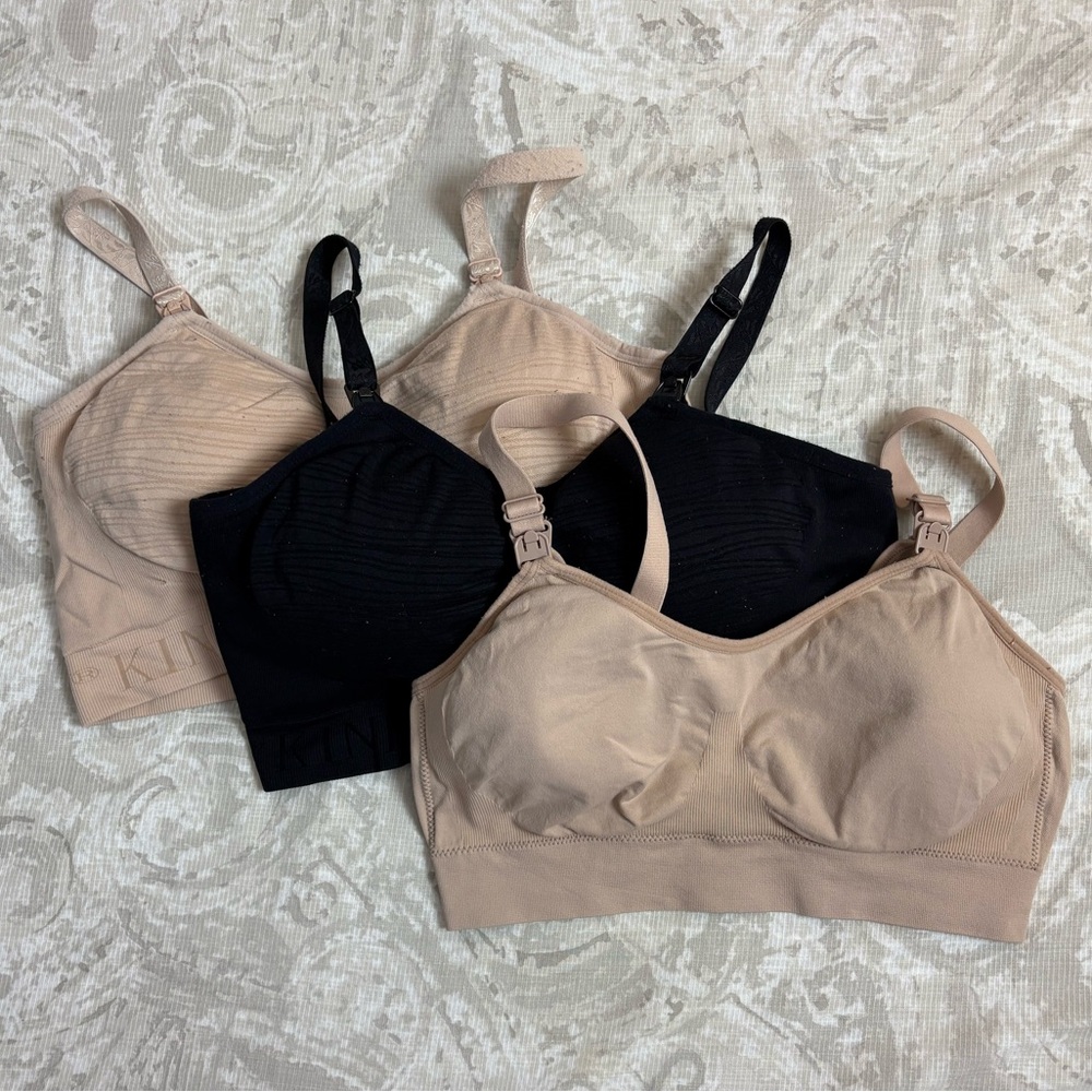 Pumping/nursing bras- set of 3